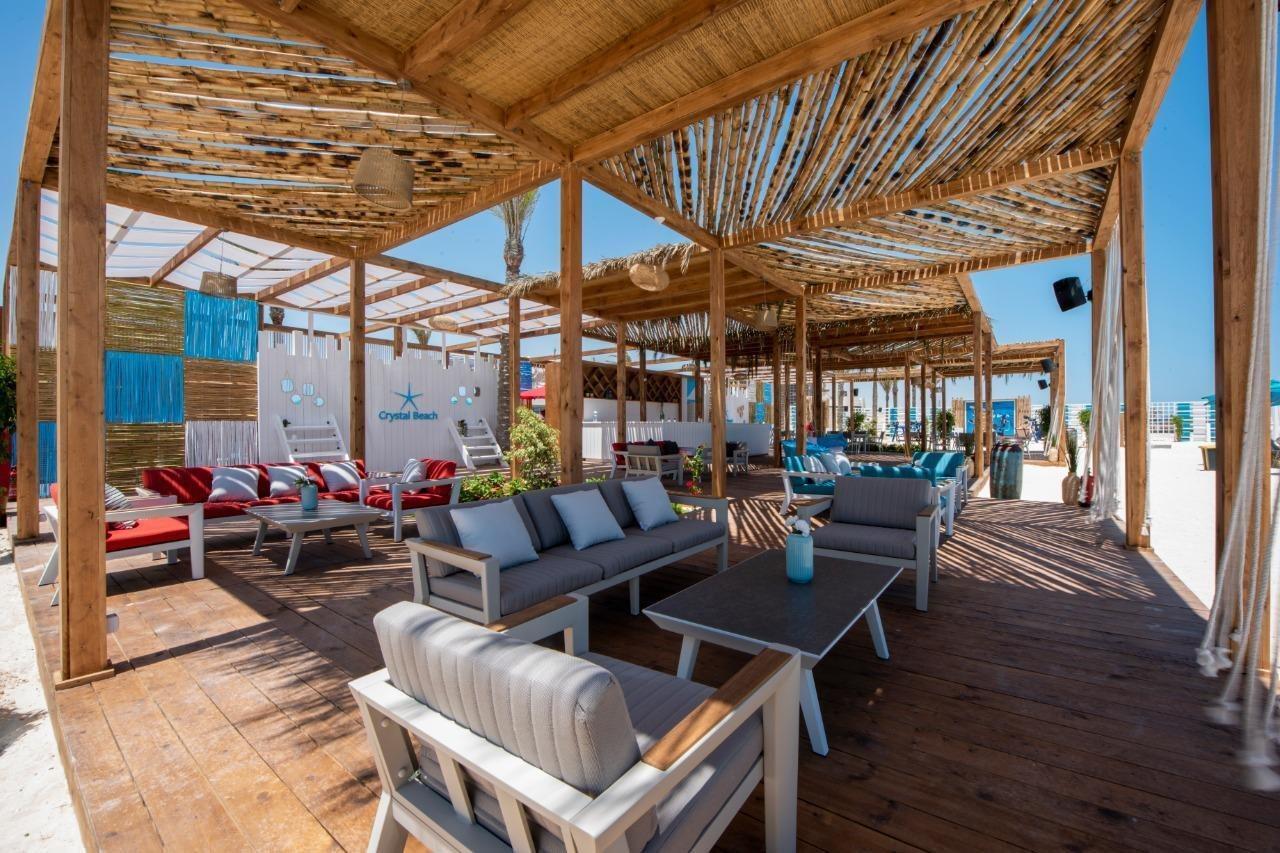 Crystal Inn Hotel - Alamein (Adults Only) เอลอาลาเมน ภายนอก รูปภาพ The beach club at the resort